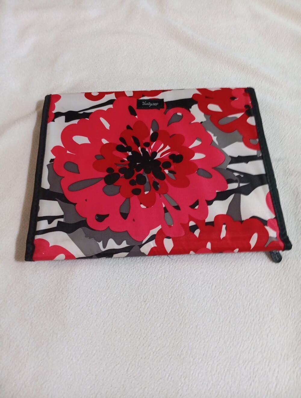Thirty One Fold Up Cover Carry Organizer Notepad iPad Tablet Case Bold Bloom